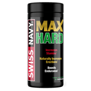 Swiss Navy MAX HARD male enhancement supplement bottle