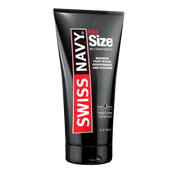 Swiss Navy Max Size Male Enhancement Gel in black and red tube packaging