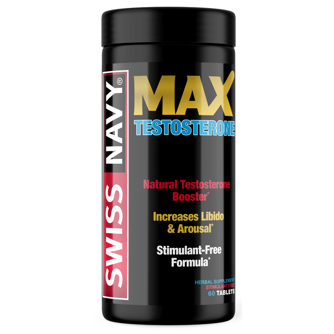 Swiss Navy MAX TESTOSTERONE male enhancement supplement bottle
