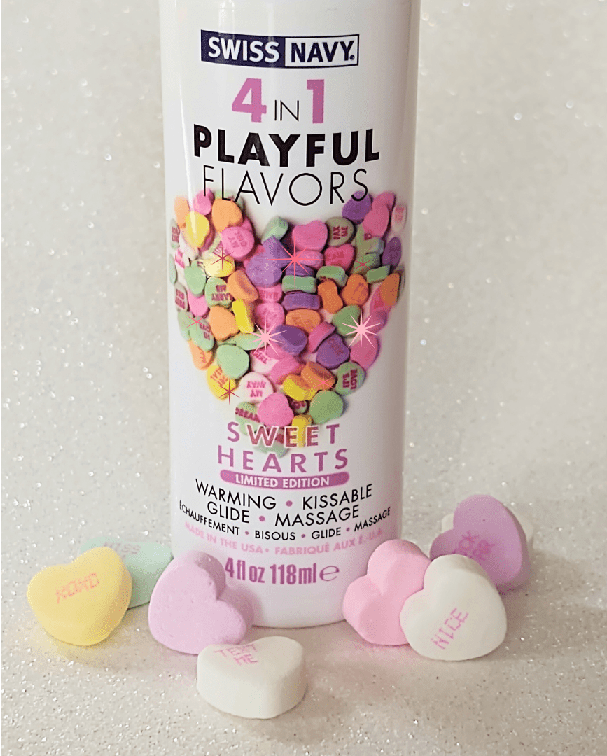 Sweethearts Flavored Water-Based Lubricant | Edible Warming Lube