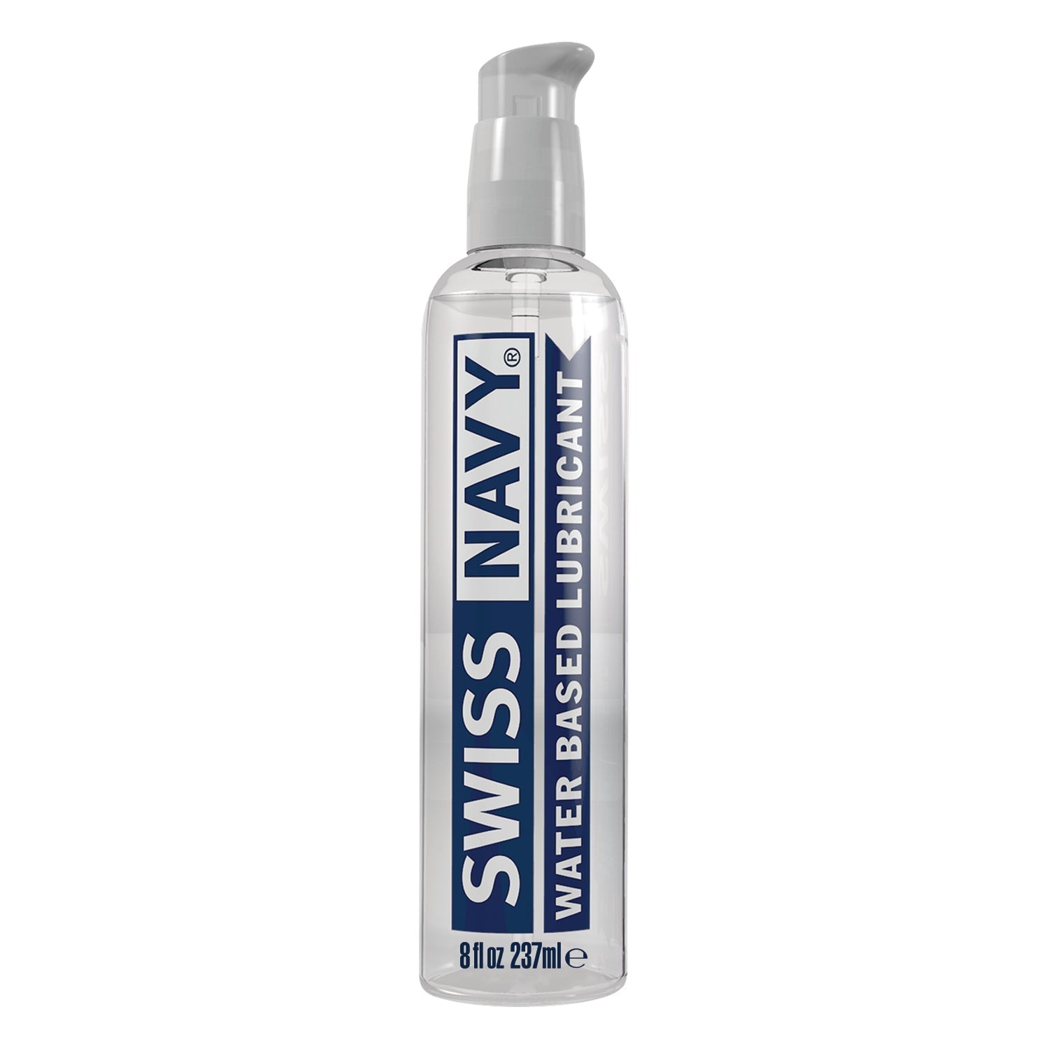 Swiss Navy Premium Water-Based Lubricant in an 8 oz bottle