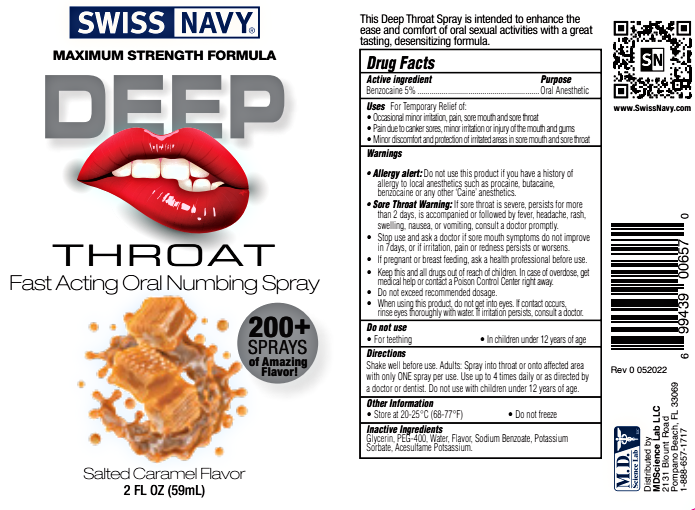 Deep Throat Fast Acting Oral Numbing Spray