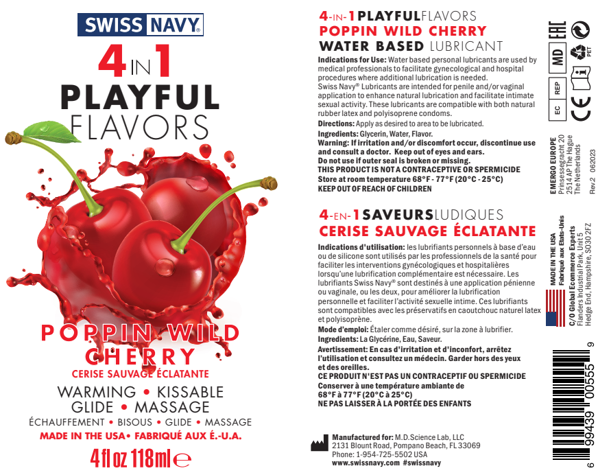 4 in 1 - Playful Flavors - Poppin Wild Cherry