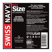 Max Size Male Enhancement Gel - Swiss Navy